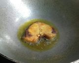 A picture of step 2 of Curd Cashew Fish.