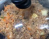 A picture of step 3 of Uzbekistan Buckwheat Beef Plov.