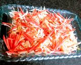 A picture of step 1 of Coleslaw.