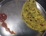 पालक आलू पराठा(palak aloo paratha recipe in hindi) रेसिपी चरण 6 फोटो