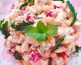 Hình bước làm 6 của món 🌱 Salad Đậu Gà & Trái Cây Thuần Chay (Vegan)