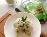 Foto langkah ke 5 dari resep Ketan Creamy Matcha.