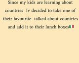 A picture of step 1 of Italy inspired lunch box!.