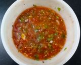 A picture of step 3 of Mexican Tomato Salsa.