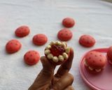 A picture of step 18 of Eggless Raspberry Rose Macarons (Aquafaba).