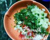 A picture of step 1 of Lebanese Tabbouleh Salad.