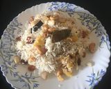 A picture of step 7 of Veg Pulao.