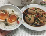 Hình bước làm 3 của món Trứng Ngâm Nước Tương Kiểu Hàn
