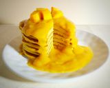 A picture of step 9 of Mango Pancakes.
