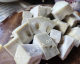 Hình bước làm 1 của món Mít mon kho tương hột