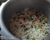 A picture of step 7 of Mixed Veg Fried Rice in Pressure cooker.