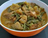 Foto langkah ke 2 dari resep Sambel goreng Tahu Krecek (extra kacang panjang).