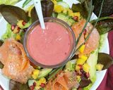Une image de l'étape 1 de 🥗Salade multi fruits et vinaigrette de fraises.