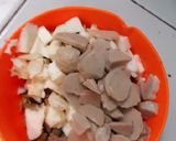 Foto langkah ke 2 dari resep Ati Empela putih telur baso Balado.