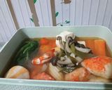 Foto langkah ke 4 dari resep Steamboat Kuah Tomyam.