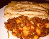 A picture of step 8 of Savoury crepe and sauce.
