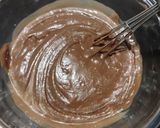 A picture of step 3 of Banana tutti fruity chocolate cake.