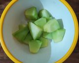 Foto langkah ke 1 dari resep Jus Melon Madu.