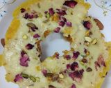 A picture of step 4 of Malai Ghevar.