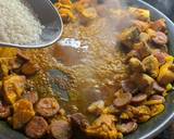 Paella, chicken, chorizo & prawns recipe step 5 photo