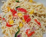 A picture of step 3 of Milky Pepper Noodles.