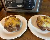 Air Fryer beer bottle stuffed bacon burgers recipe step 5 photo