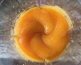 Pumpkin soup top with double cream and pistachio⛺️ recipe step 3 photo