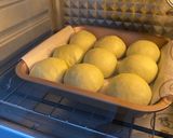 Foto langkah ke 6 dari resep Roti Kasur Kental Manis Matcha.