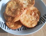 A picture of step 1 of Papri chat.