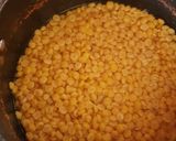 A picture of step 1 of Chana daal.
