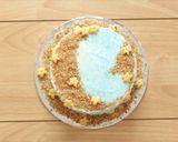 Foto langkah ke 15 dari resep Tutorial Menghias Kue Tema “Pantai” dengan Buttercream (Simple Decor).