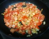 Foto del paso 2 de la receta Tortilla de huevo queso Gouda y tomate