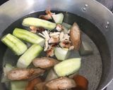 Hình bước làm 1 của món Bún Thang Chay