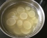A picture of step 5 of Mooli Huli / Sambar.