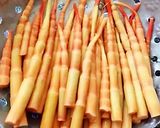 Hình bước làm 1 của món Măng Kho Nước Tương