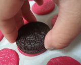 Foto langkah ke 4 dari resep 31. OREO SUPREME kw 1 (red velvet, must try !) 👑.