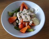 A picture of step 15 of Chicken Tarragon.