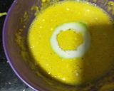 A picture of step 2 of Lauki pakora.