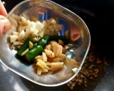 A picture of step 3 of Vegetable proso Millet one pot meal.