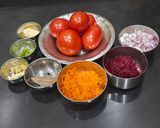 A picture of step 1 of Railway Style Tomato Soup.