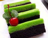 Foto langkah ke 6 dari resep Brownies Pandan Cokelat.