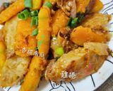 香炒南瓜雞捲的食譜步驟4照片