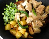 A picture of step 9 of Echorer Muri Ghonto (Green Jackfruit Cooked with Basmati Rice - Bong Style).
