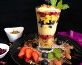 A picture of step 7 of Sandesh, Fruits & Shrikhand Parfait (Layered Dessert).