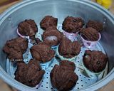 Foto langkah ke 7 dari resep Bolu Kukus Cokelat Gluten Free.