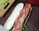 Foto del paso 4 de la receta: Bocadillo vegetal de panceta al horno