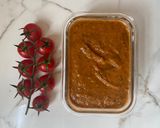 A picture of step 4 of "Fill your freezer" Tomato Sauce #vegan #easyrecipe.