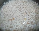 A picture of step 1 of Spinach Moong Dal Chilla.