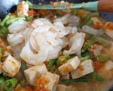 Foto langkah ke 2 dari resep Tumis Campur (Kacang Buncis Udang Tahu) Saus Teriyaki.