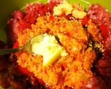 Töltött káposzta (szárma) édeskáposzta levélben recept fázis 3 fotója
